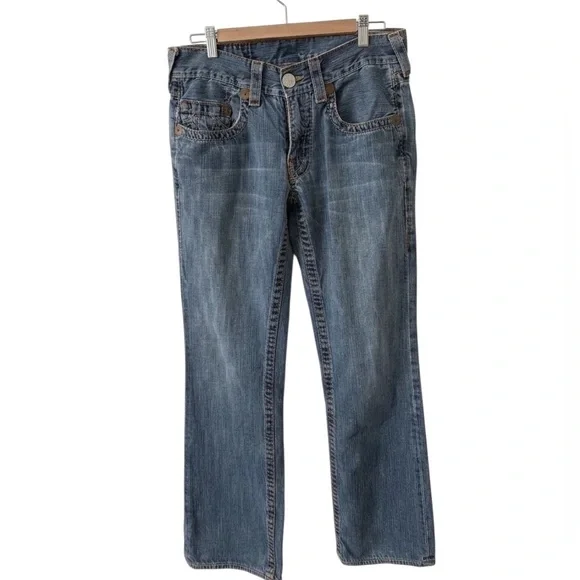 TRUE RELIGION Vintage Low-Rise Boot Cut Jeans Size 31 Archive Y2K Vintage - Picture 3 of 14